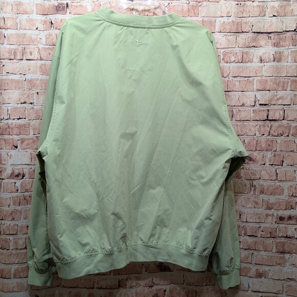 Page & Tuttle V-Neck Pull Over Jacket Light Green Size Large - Picture 10 of 15